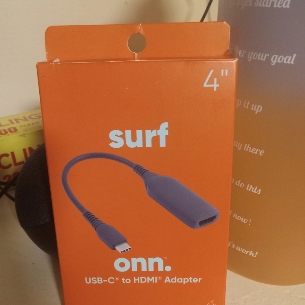 Onn  Purple USB-C to HDMI Adapter